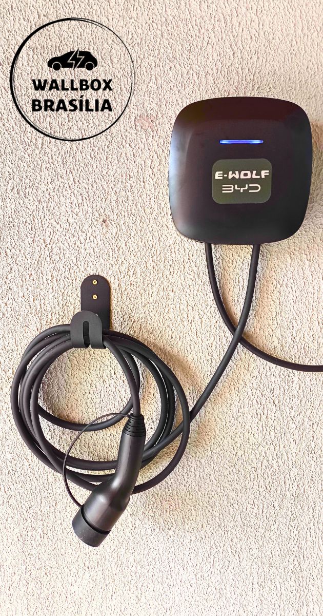 Instalação de wallbox BYD E WOLF 7,4kw monofásico em Brasília