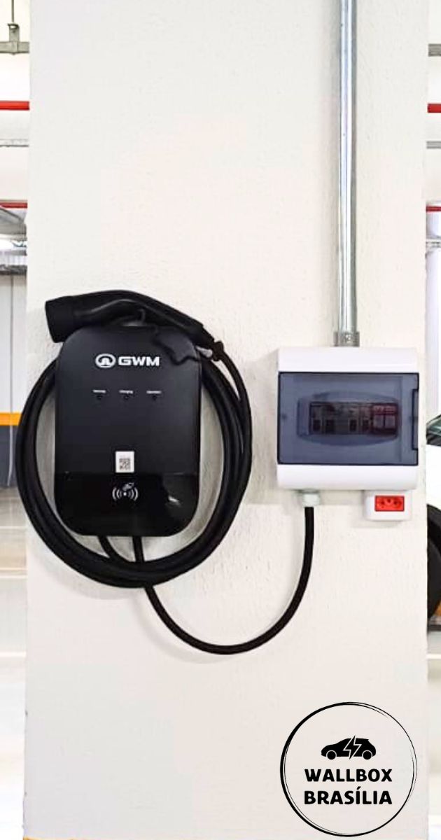 Instalação de wallbox GWM 7,4kw monofásico em Brasília