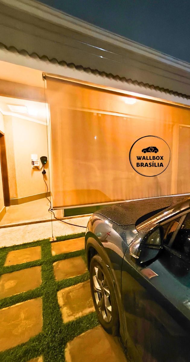 Instalação de wallbox BYD 7,4kw monofásico em Brasília