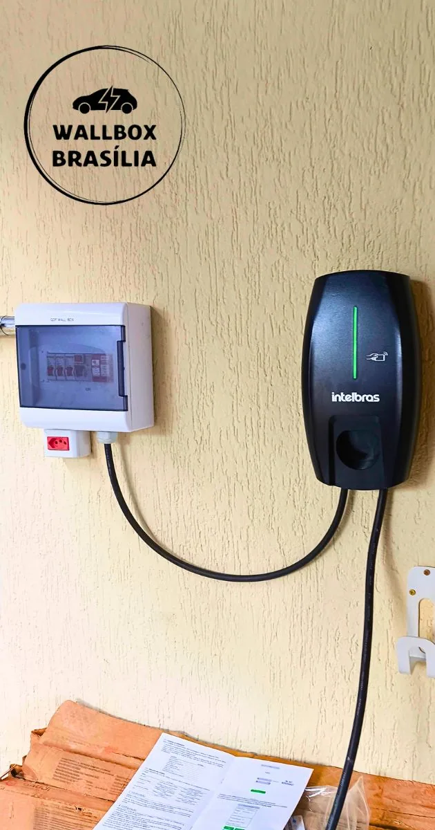 Instalação de carregador de carro elétrico em residência na Sobradinho, Brasília DF