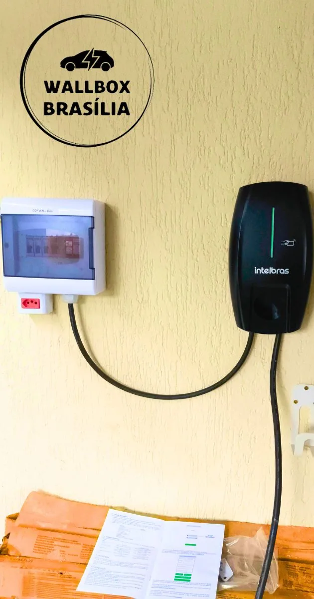 Instalação de carregador de carro elétrico em residência na Sobradinho, Brasília DF