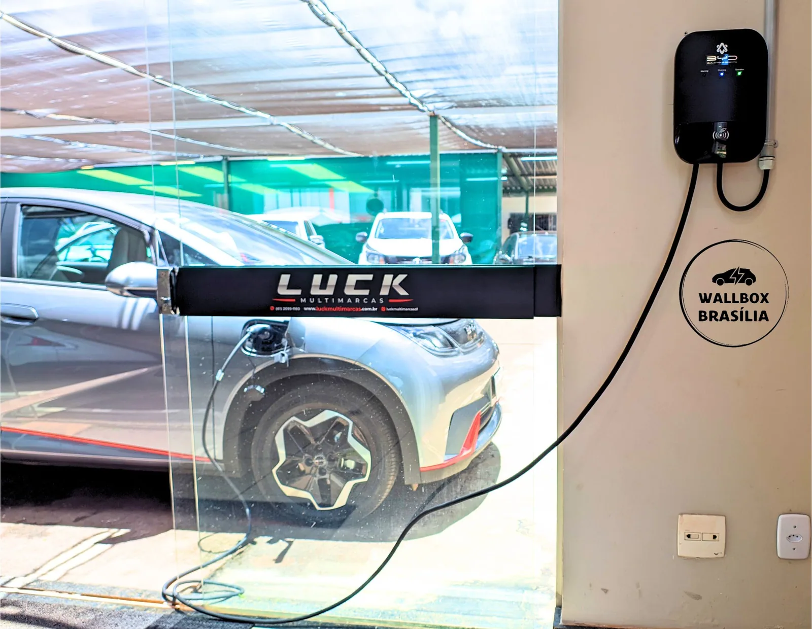 Instalação de carregador de carro elétrico em residência no Lago Norte, Brasília DF