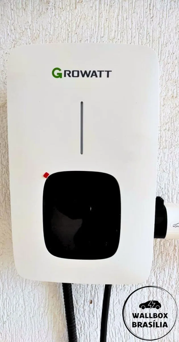 Instalação de carregador de carro elétrico em residência no Lago Norte, Brasília DF