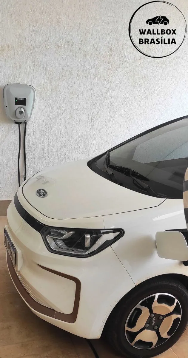 Instalação de carregador de carro elétrico em residência no Lago Norte, Brasília DF